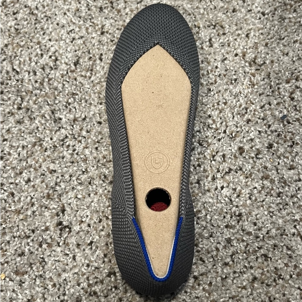 NWT Grey Rothy’s Flats